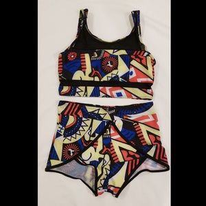 Crop 2 Piece Swimsuit Size Small